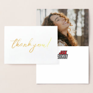 Jacksonville State University Graduation Foil Card