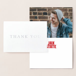 Jacksonville State University Graduation Foil Card