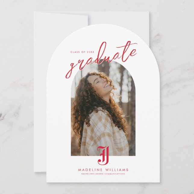 Jacksonville State University Graduation Invitation (Front)