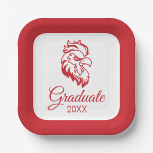 Jacksonville State University Graduation Paper Plate