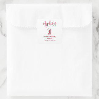 Jacksonville State University Graduation Square Sticker