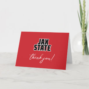 Jacksonville State University Graduation Thank You Card