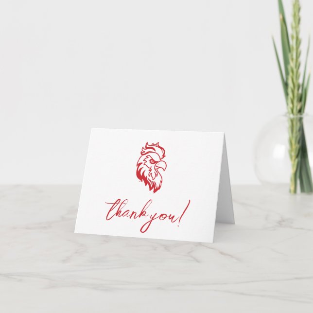 Jacksonville State University Graduation Thank You Card (Front)