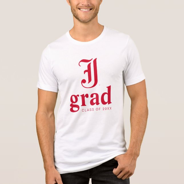 Jacksonville State University Graduation Tri-Blend Shirt (Front)
