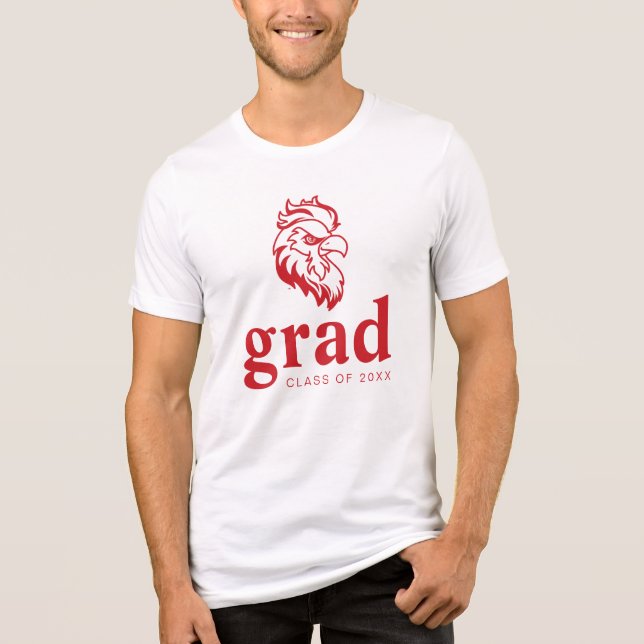 Jacksonville State University Graduation Tri-Blend Shirt (Front)