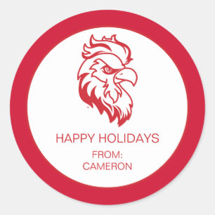 Jacksonville State University Holiday Classic Round Sticker