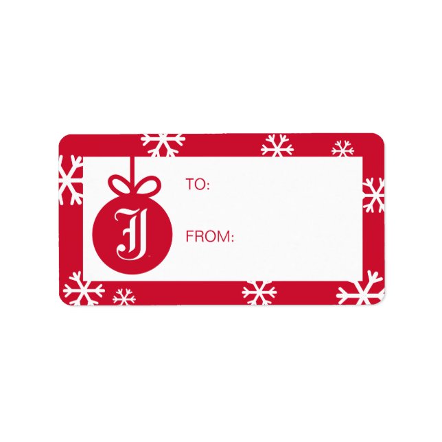 Jacksonville State University Holiday Label (Front)