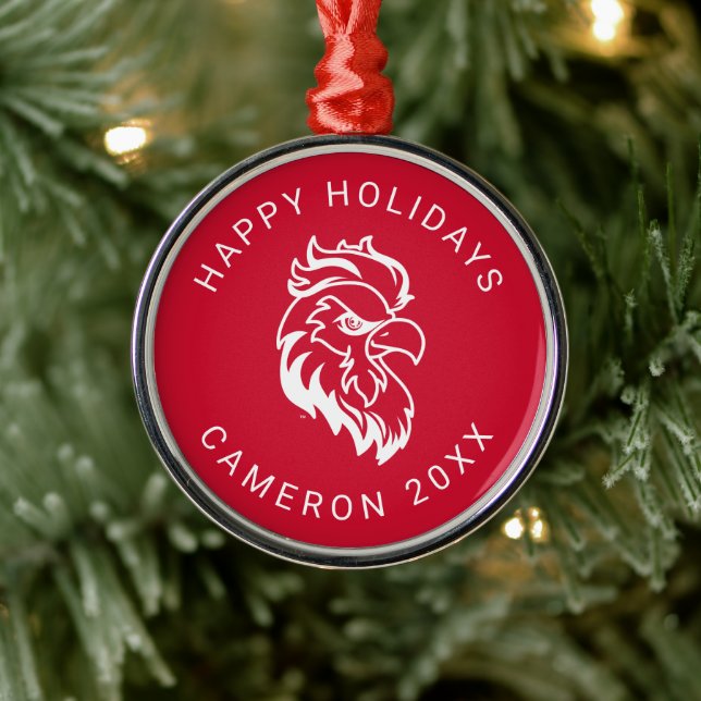 Jacksonville State University Holiday Metal Tree Decoration (Tree)