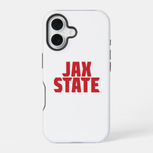 Jacksonville State University JAX STATE Bold Red iPhone 16 Case
