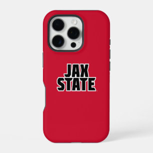 Jacksonville State University JAX STATE Bold Text iPhone 16 Pro Case