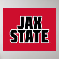 Jacksonville State University JAX STATE Bold Text