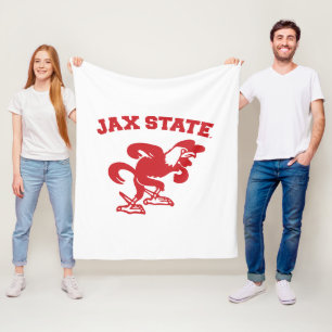 Jacksonville State University JAX State Gamecocks Fleece Blanket