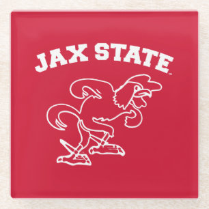 Jacksonville State University JAX State Gamecocks Glass Coaster