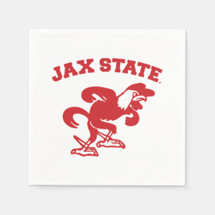 Jacksonville State University JAX State Gamecocks Napkin