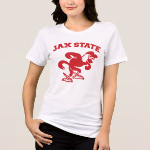 Jacksonville State University JAX State Gamecocks Tri-Blend Shirt