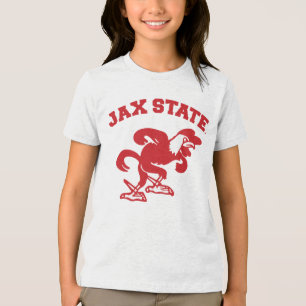 Jacksonville State University JAX State Gamecocks Tri-Blend Shirt