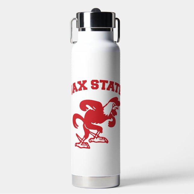 Jacksonville State University JAX State Gamecocks Water Bottle (Front)