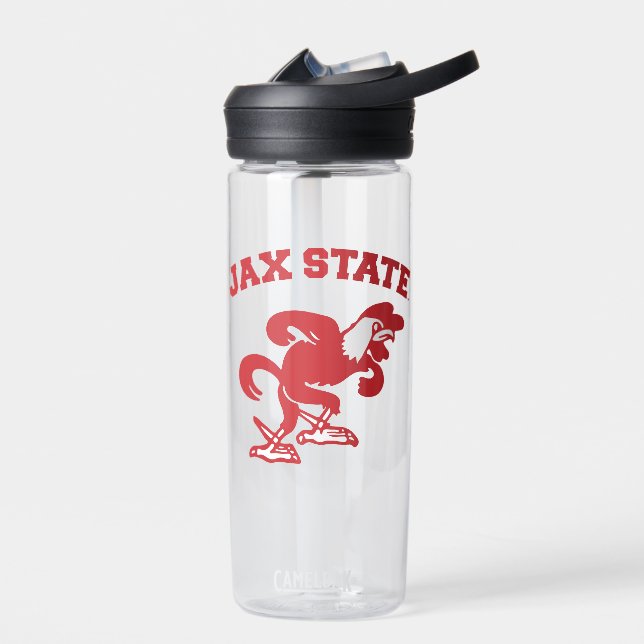 Jacksonville State University JAX State Gamecocks Water Bottle (Left)
