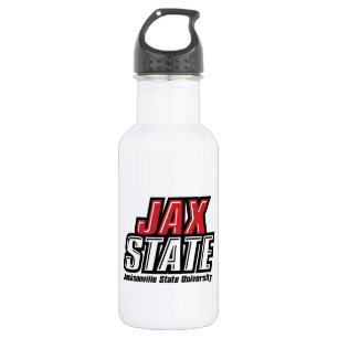 Jacksonville State University JAX STATE Logo 532 Ml Water Bottle
