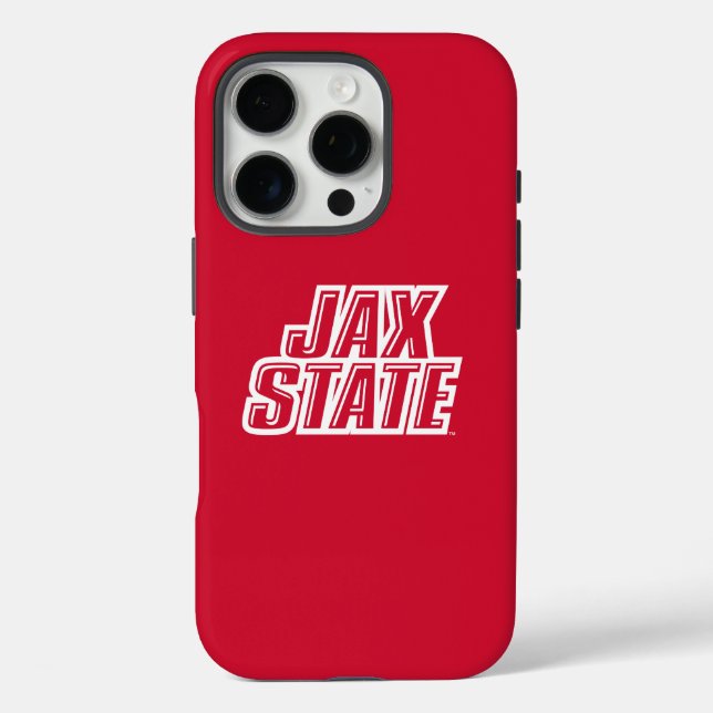 Jacksonville State University JAX STATE Logo Case-Mate iPhone Case (Back)