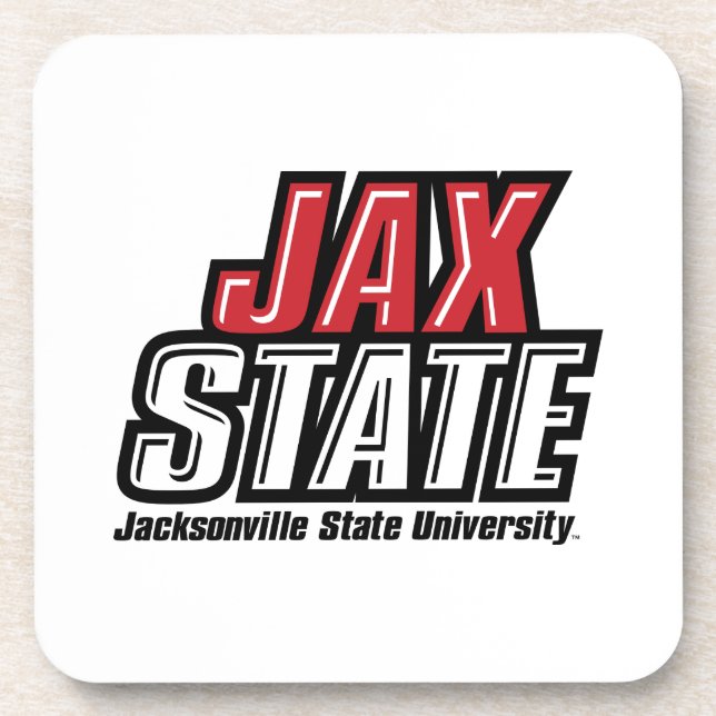 Jacksonville State University JAX STATE Logo Coaster (Front)