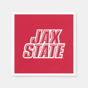 Jacksonville State University JAX STATE Logo Napkin
