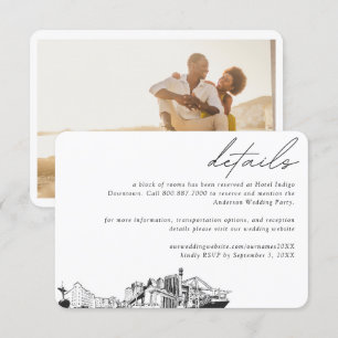 Jacksonville Wedding Hotel Room Block Details Enclosure Card