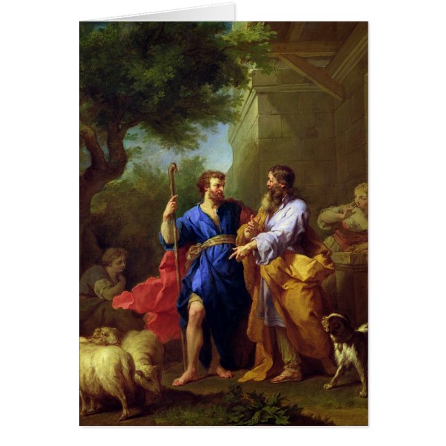 Jacob and Laban, before 1737 (Front)