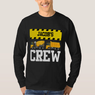 Jacob Construction Crew Custom Dumptruck Dump Truc T-Shirt