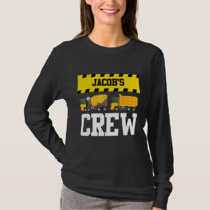 Jacob Construction Crew Custom Dumptruck Dump Truc T-Shirt