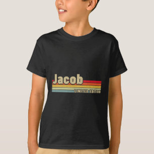 Jacob Gift Name Personalised Birthday Funny Christ T-Shirt