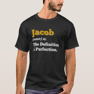 Jacob Gift Name Personalized Birthday Funny Christ T-Shirt