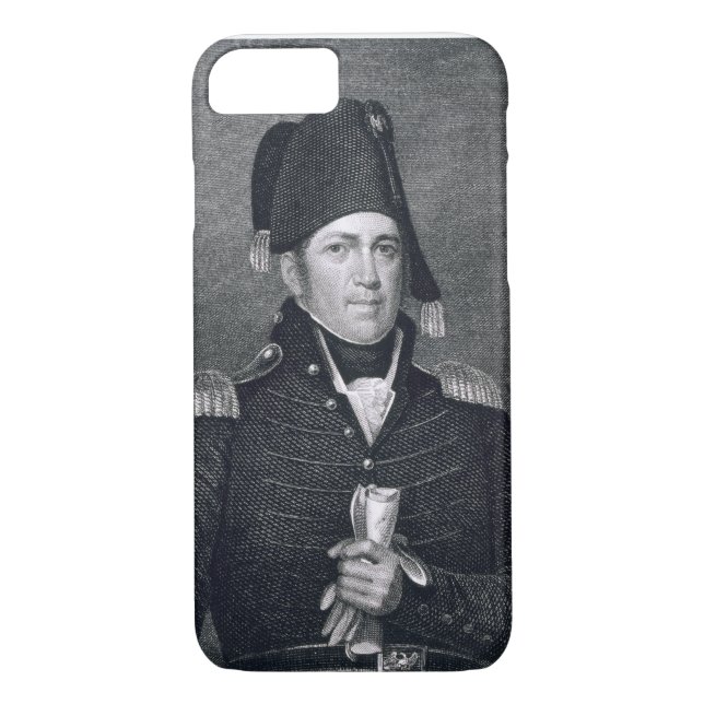 Jacob Jennings Brown (1775-1828) engraved by Asher Case-Mate iPhone Case (Back)