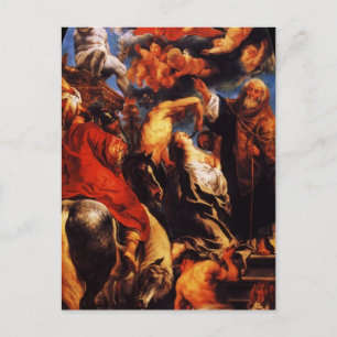 Jacob Jordaens- The Martyrdom of St. Apollonia Postcard