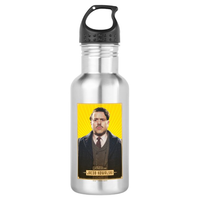 Jacob Kowalski Character Graphic 532 Ml Water Bottle (Front)