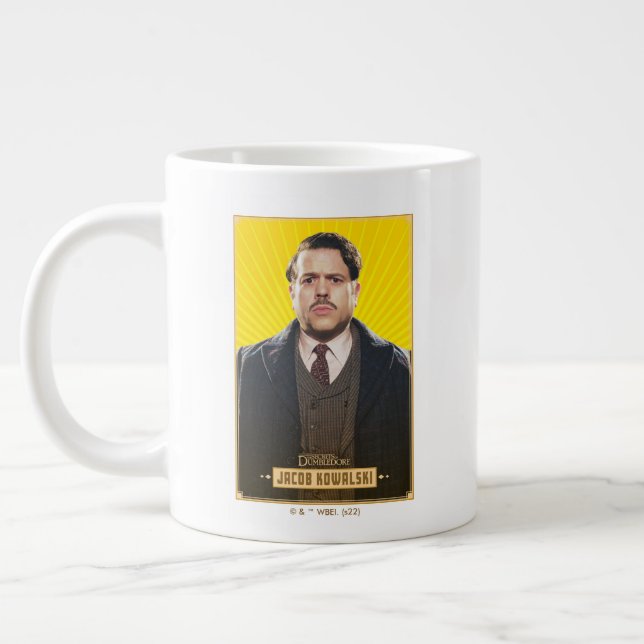 Jacob Kowalski Character Graphic Large Coffee Mug (Left)