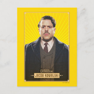 Jacob Kowalski Character Graphic Postcard
