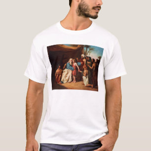 Jacob refusing to release Benjamin, 1829 (oil on c T-Shirt