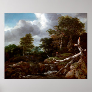 Jacob van Ruisdael Forest Scene Poster