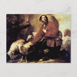Jacob with the Flock of Laban by Jusepe de Ribera Postcard