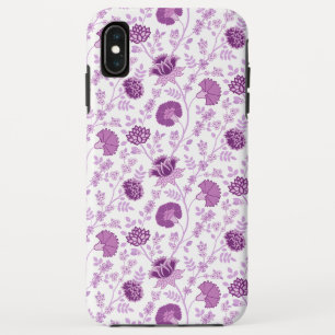 Jacobean Floral Repeat Pattern Pinks on White Case-Mate iPhone Case