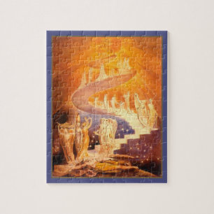 Jacob's Dream By William Blake Jigsaw Puzzle