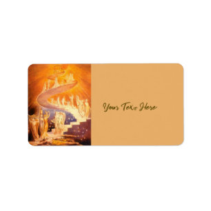 Jacob's Dream By William Blake Label