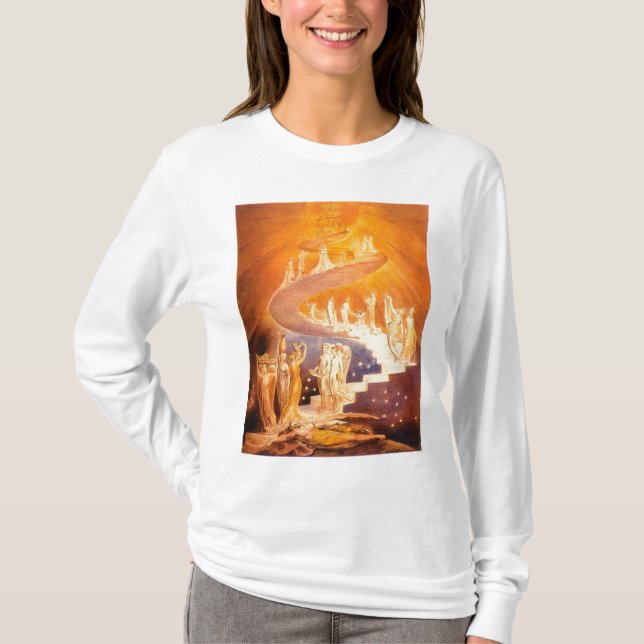 Jacob's Dream By William Blake T-Shirt (Front)