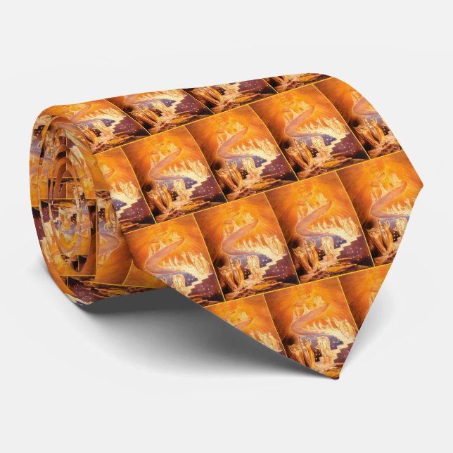 Jacob's Dream By William Blake  Tie (Rolled)