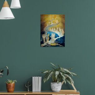 Jacob's Ladder by William Blake Poster