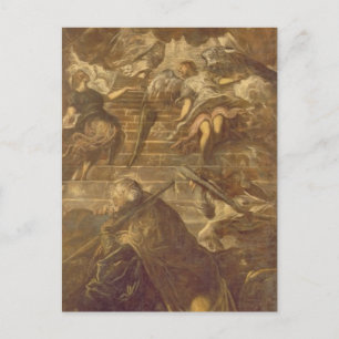 Jacob's Ladder (oil on canvas) Postcard