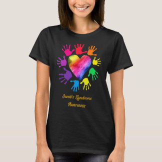 Jacob's Syndrome Awareness Hands Jacob's Syndrome T-Shirt