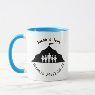 Jacob's Tent Mug blue