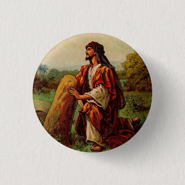 Jacobs Vision and Gods Promise  3 Cm Round Badge (Front)